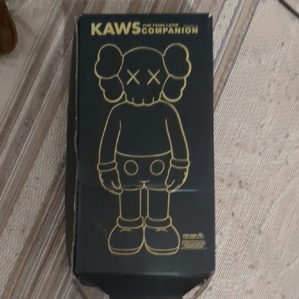 KAWS Companion Figure - Black and Gold